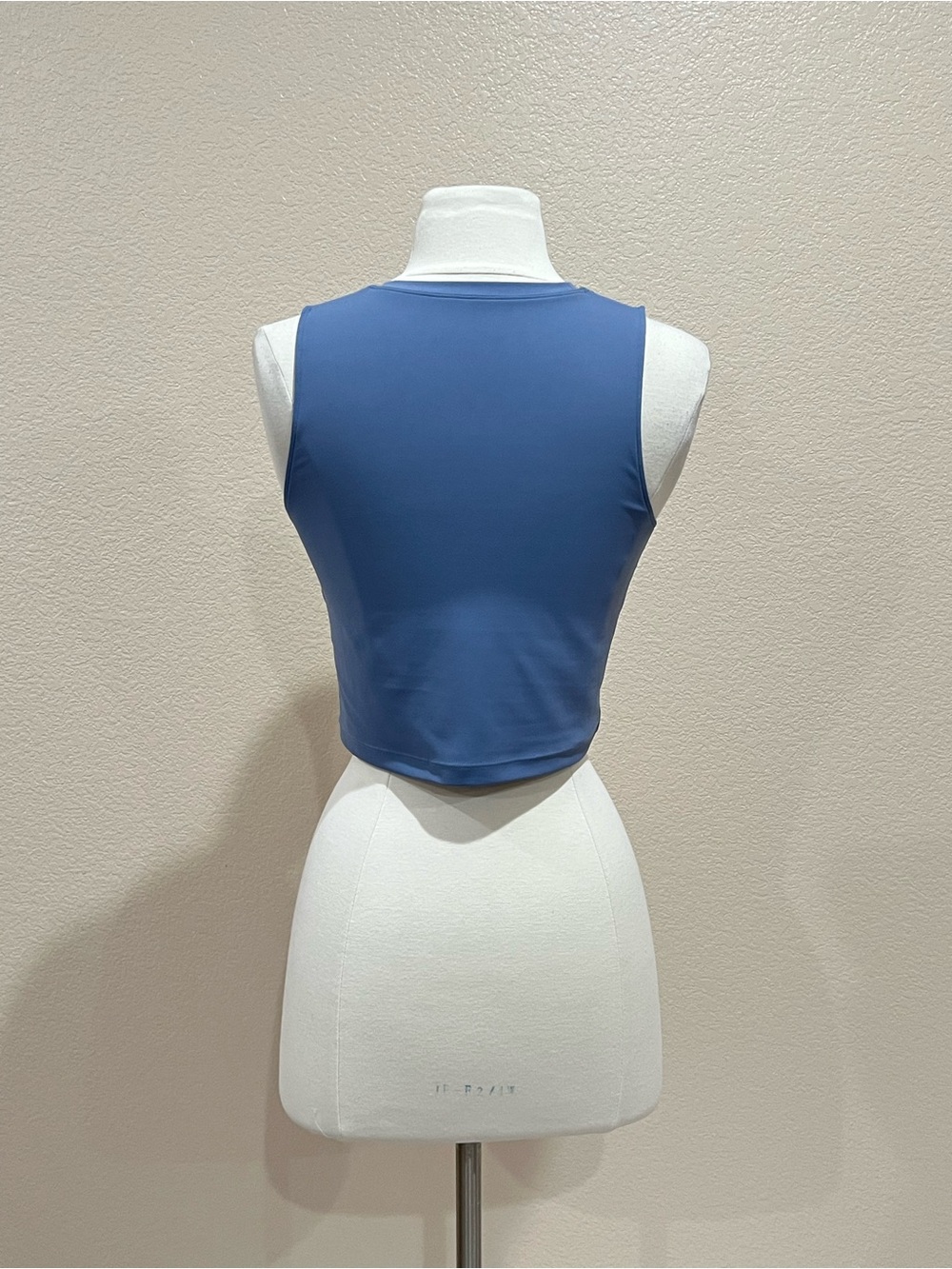 Baydi Slate Blue High Collar Sports Bra Tank Size Medium - Picture 8 of 10